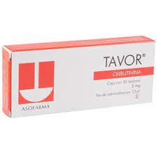 TAVOR 5MG C/30 TABS