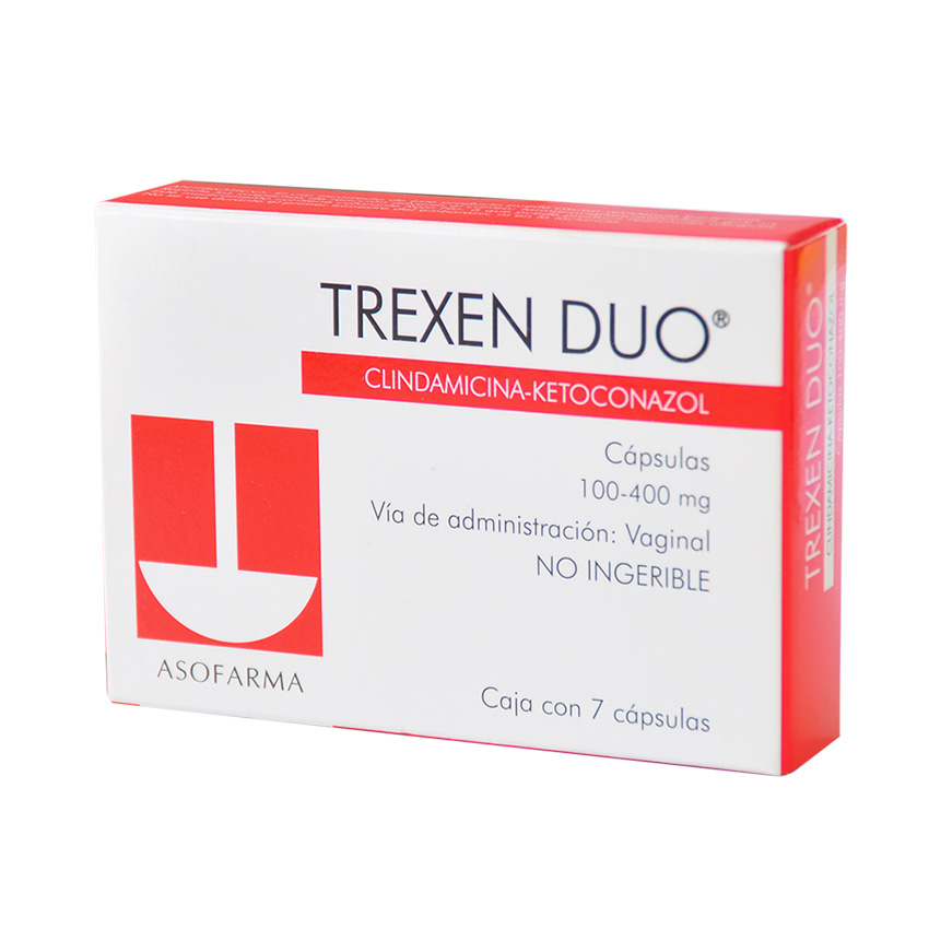 TREXEN DUO 100 400MG C 7 OVULOS