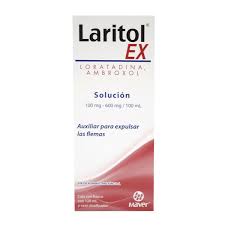 LARITOL EX  100MG/600MG /100ML