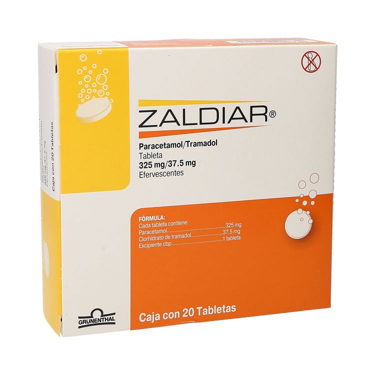 ZALDIAR EFERV 325/37.5MG C/20TAB