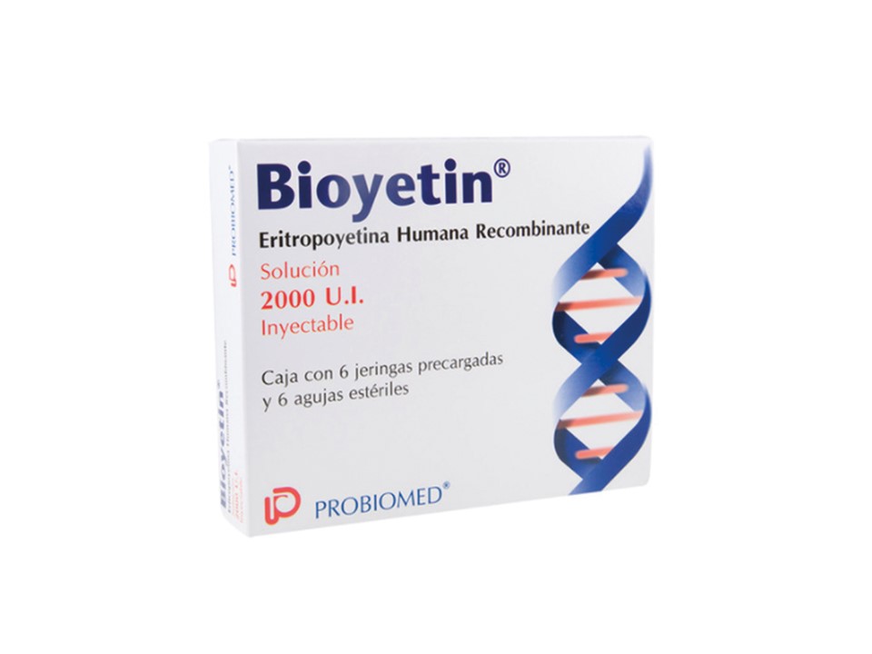 BIOYETIN 2000UI C/6 JERINGA PREL