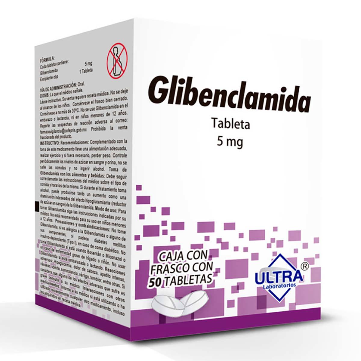 GLIBENCLAMIDA 5 MG C/50 T