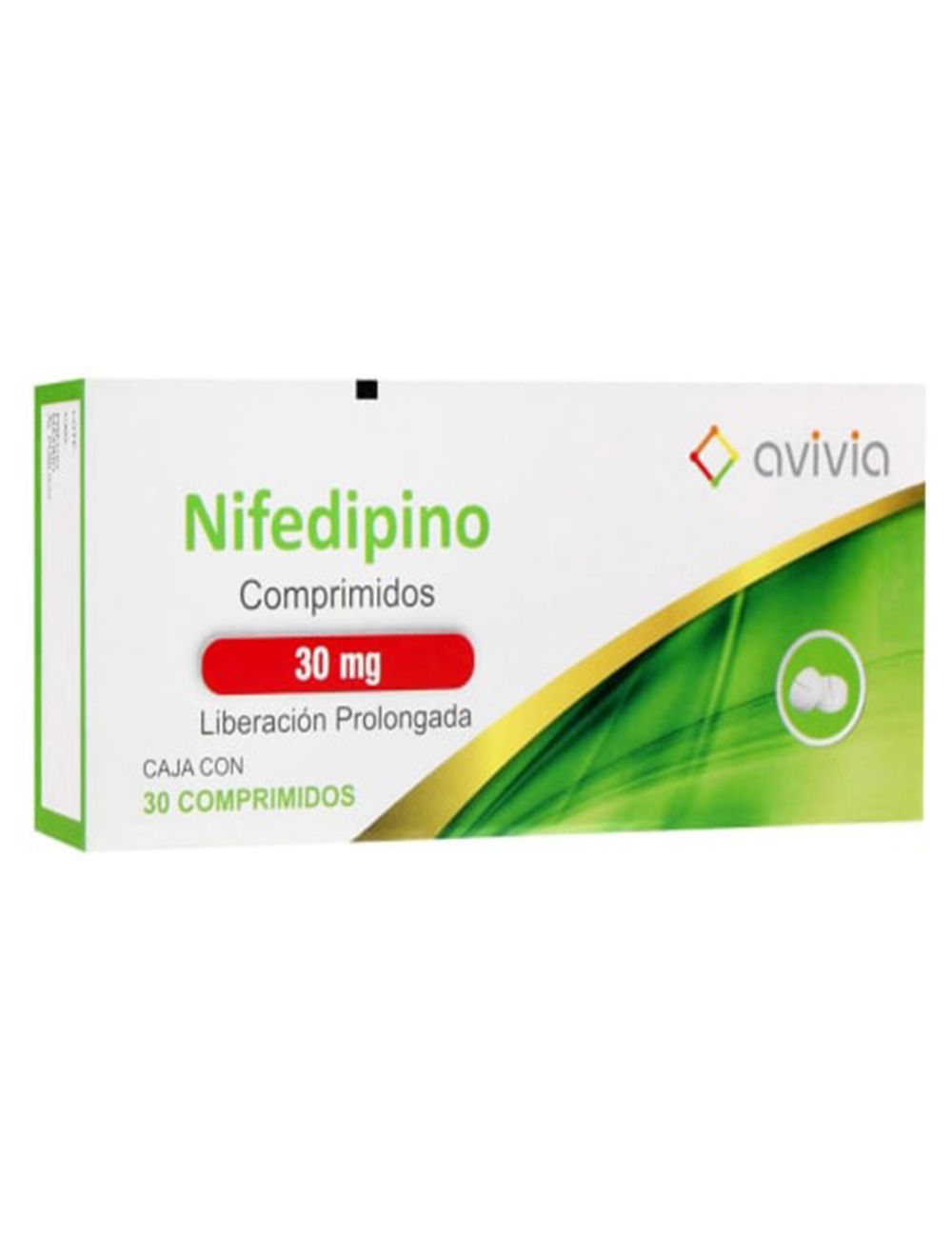 GE NIFEDIPINO  30MG C/30