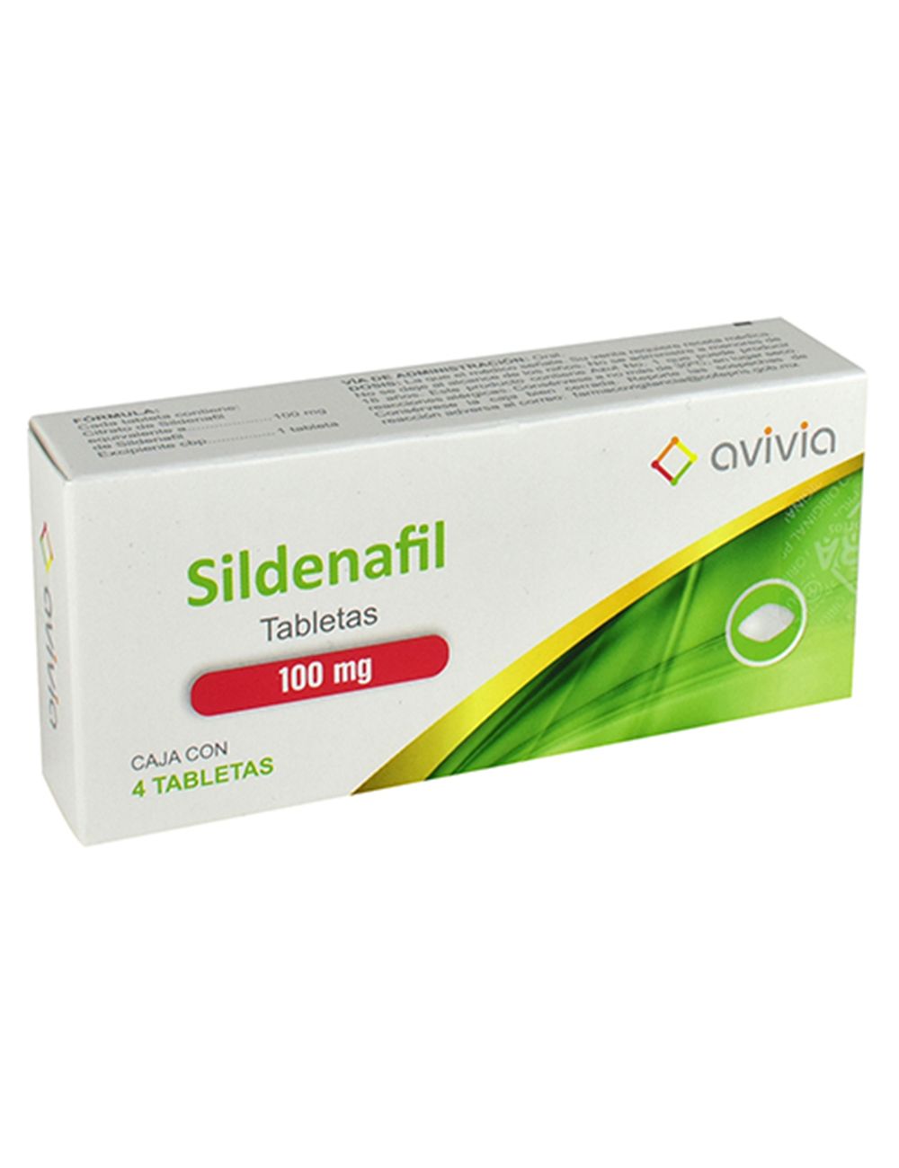 SILDENAFIL 100MG C/4