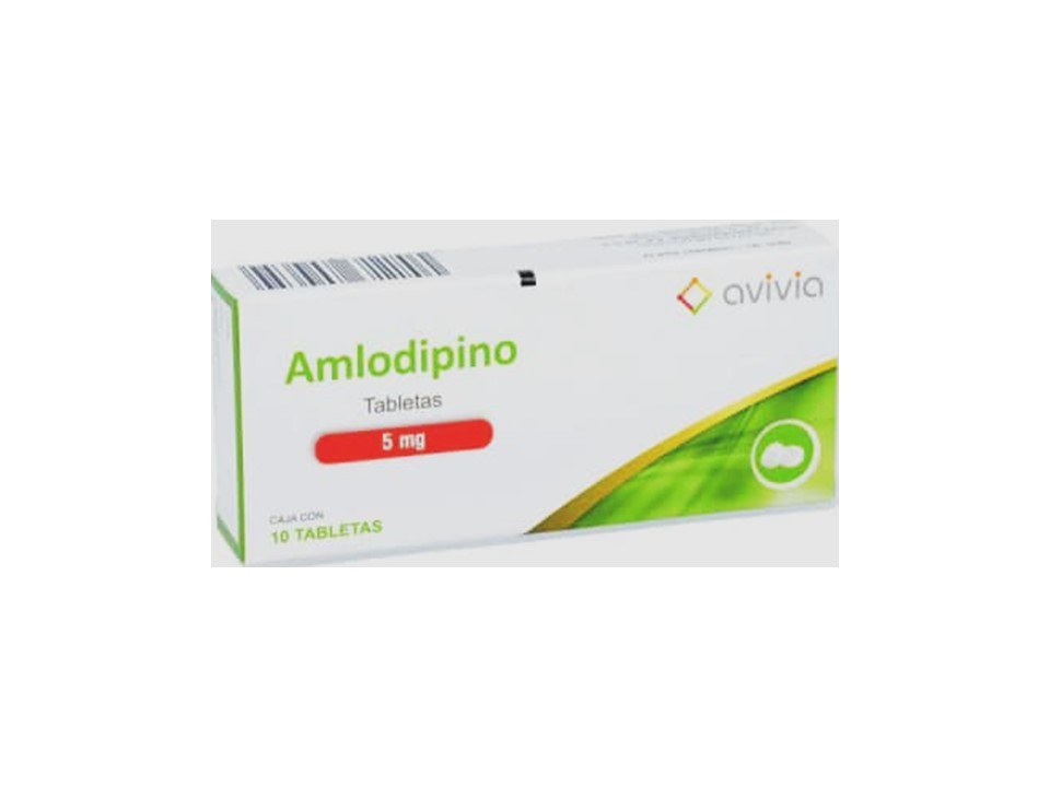 AMLODIPINO 5MG TAB C/10