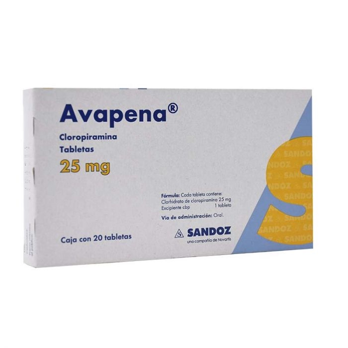 AVAPENA 25MG C/20 TABS