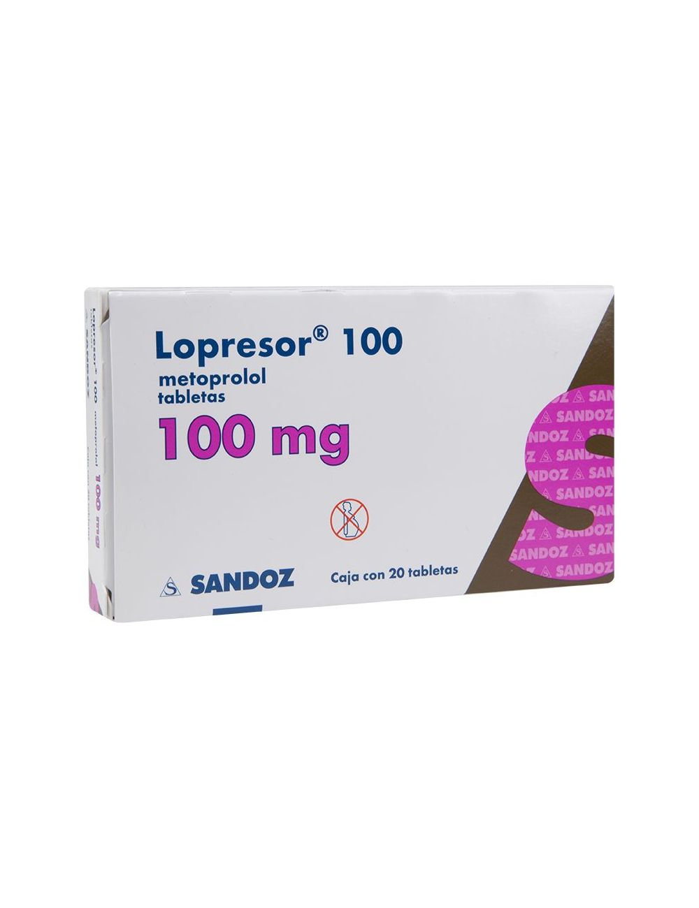 LOPRESOR 100 MG C/20 T