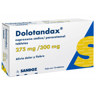 DOLOTANDAX 275MG/300MG C/12TAB