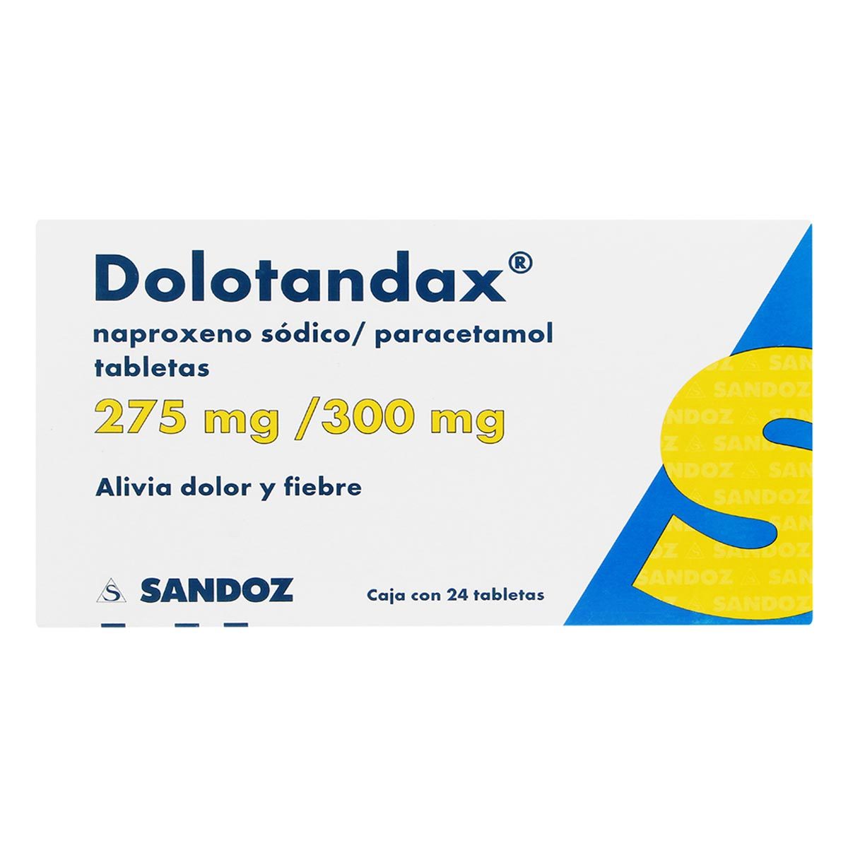 DOLOTANDAX 275 MG/300 MG C/24 T