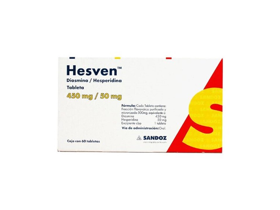 HESVEN  450/50MG   C/60 TAB