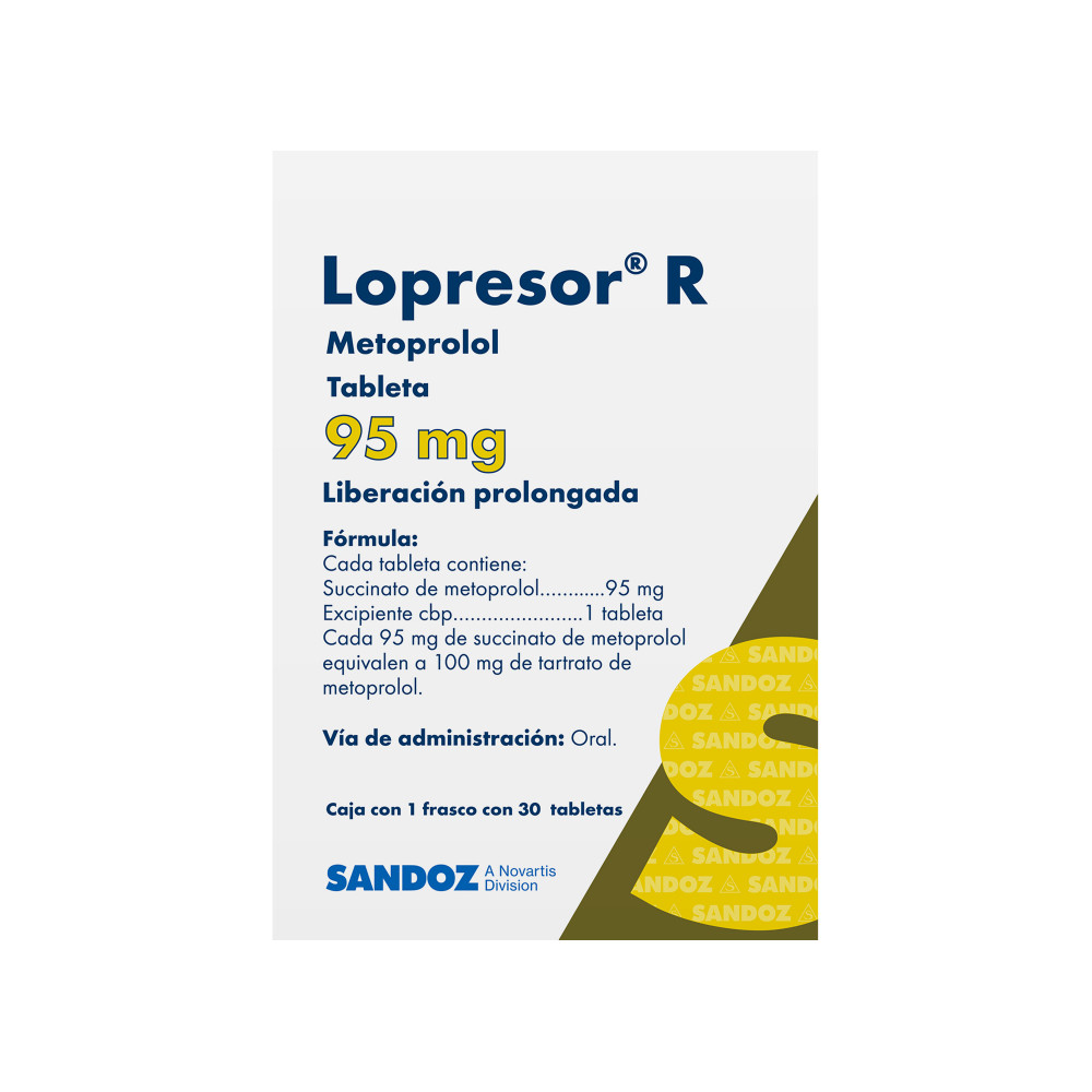 LOPRESOR R 95 MG C/30 T