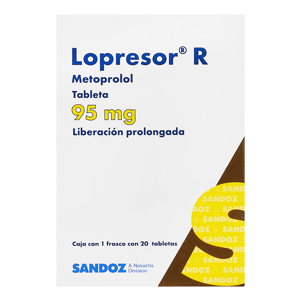 LOPRESOR R 95 MG C/20 T