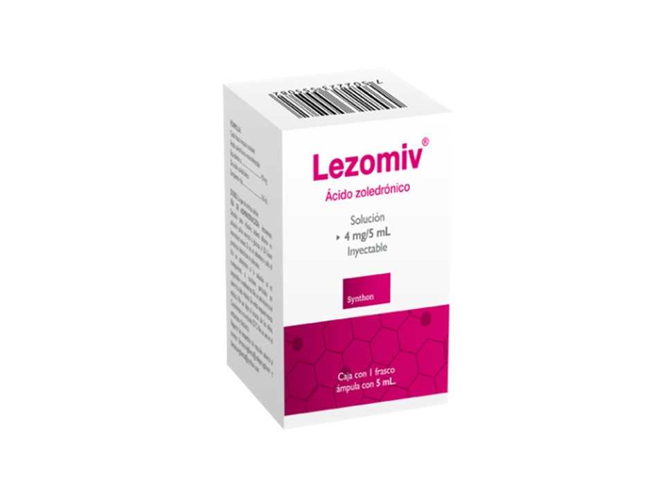 LEZOMIV 4MG FCO.AMP 5ML