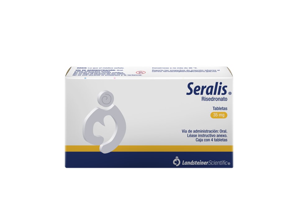 SERALIS 35 MG C/4 T 