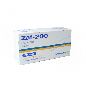 ZAF-200 C/30 TABLETAS