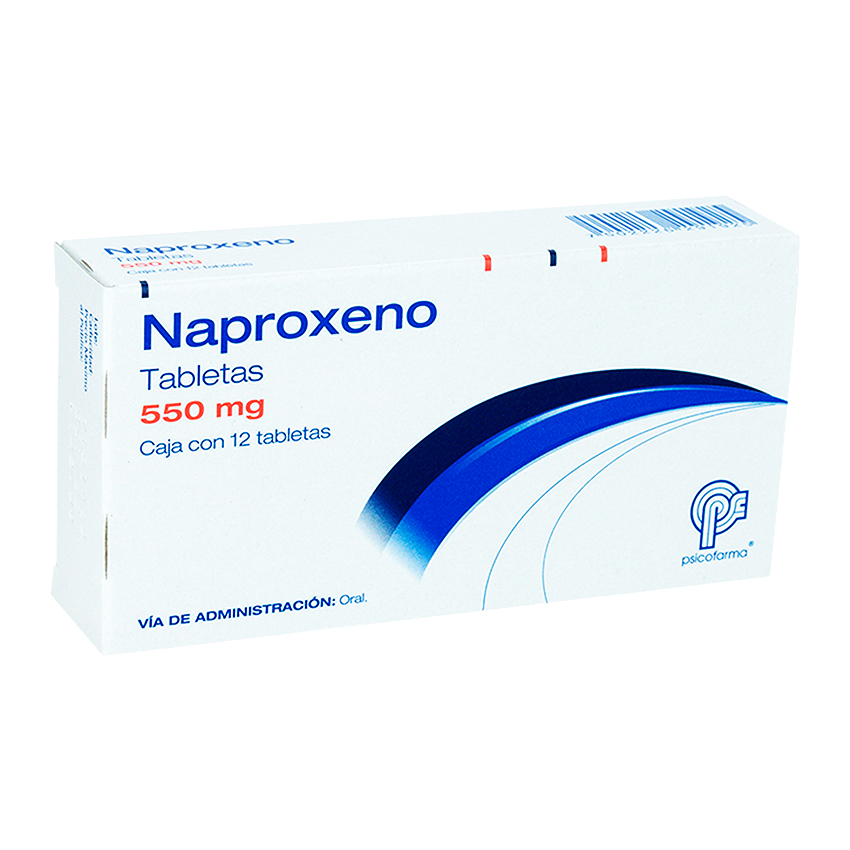 NAPROXENO TAB C/12 550MG