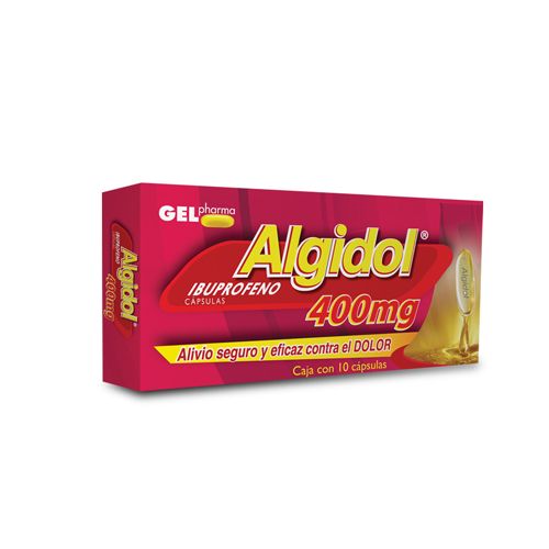 ALGIDOL 400 MG C/10 CAP