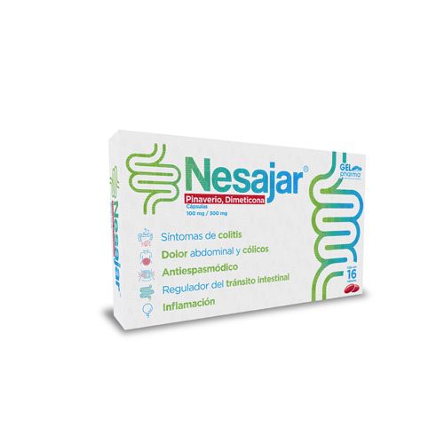 NESAJAR 100 MG/300 MG C/16 CAP