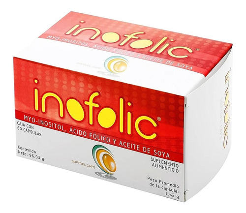 INOFOLIC SUPLEMENTO ALIMENTICIO   CAP 60 (G)