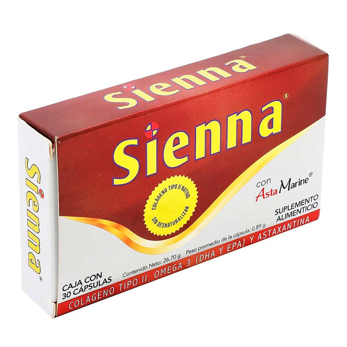 SIENNA TABS C/30 CAPSULAS