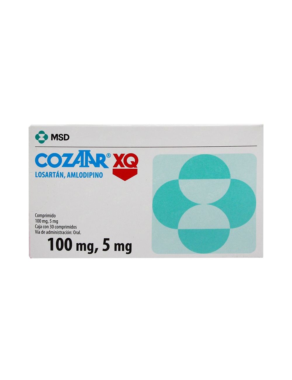 COZAAR XQ 100/5MG C/30 TAB