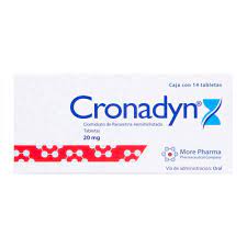 CRONADYN 20MG TAB 14