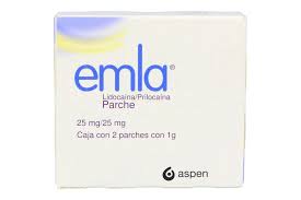 EMLA PARCHES C/2 DE 1 G