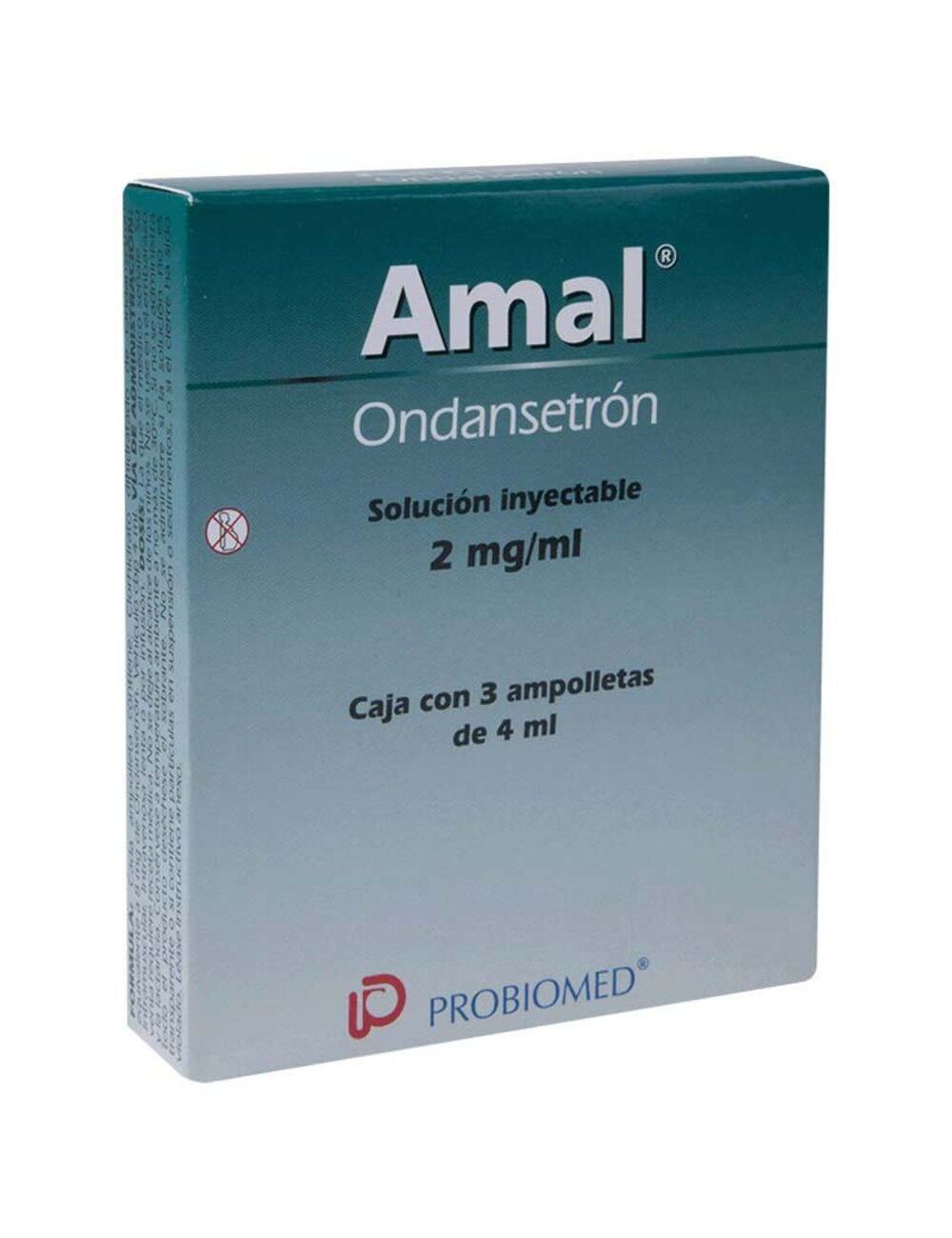 AMAL 8MG. C/3 AMPS. 4ML