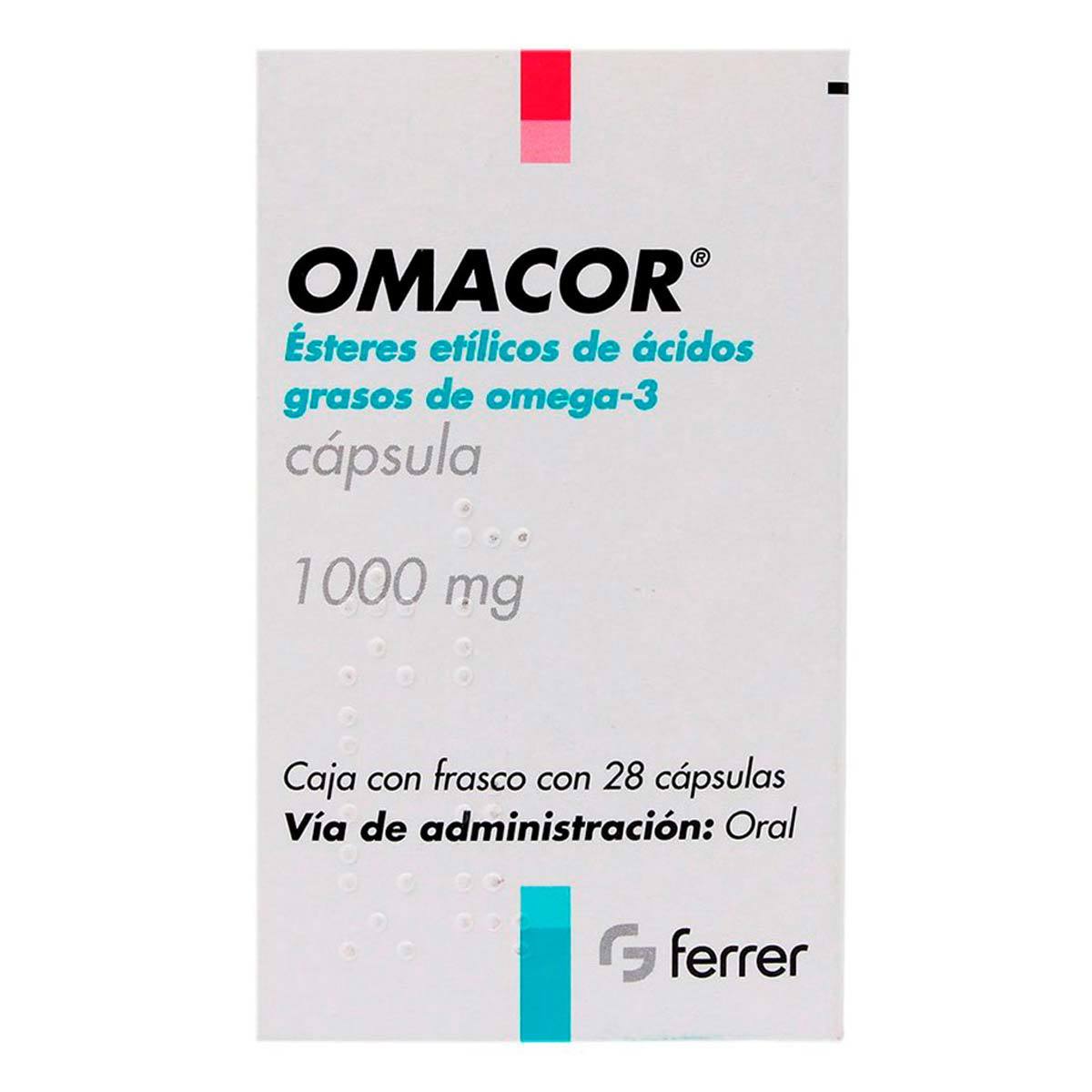 OMACOR 1000 MG C/28 CAP