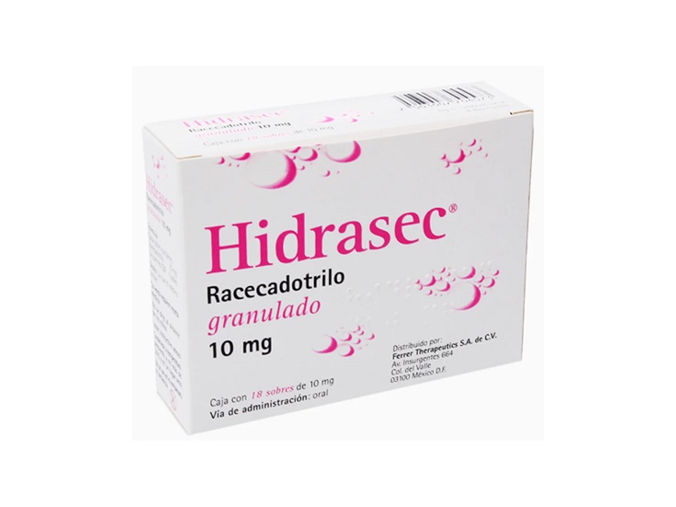 HIDRASEC 10 MG C/18 SOBRES