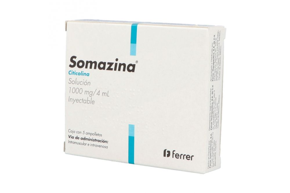 SOMAZINA 1000 MG/4 ML C/5 AMPS