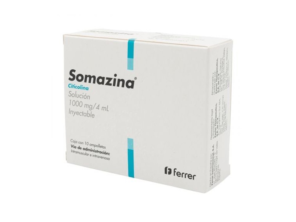 SOMAZINA 1000 MG/4 ML C/10 AMP 