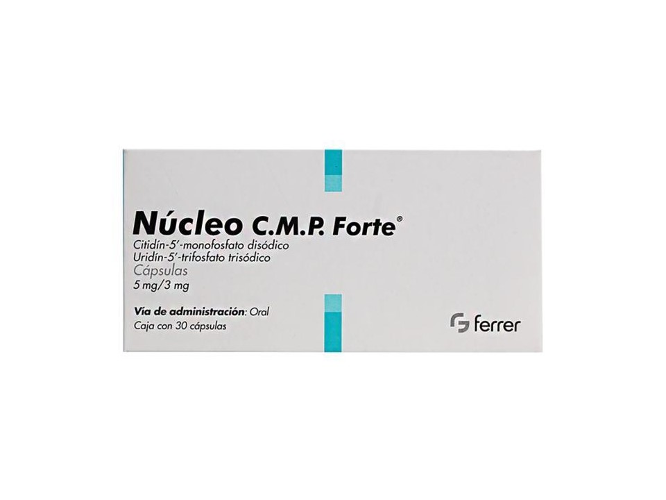 NUCLEO CMP FORTE 5 MG/3 MG C/30 CAPS