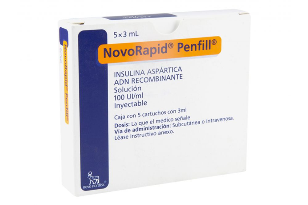 NOVORAPID PENFILL 100UI C/5 CART.