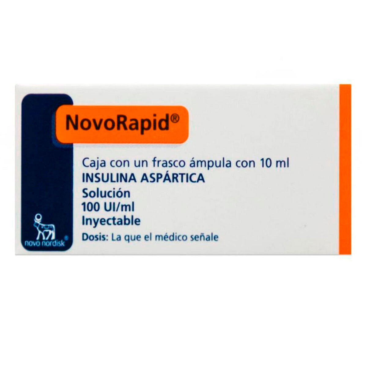 NOVORAPID SOL INY 100UI 10ML