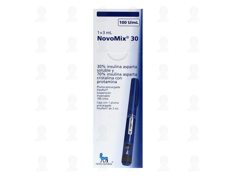 NOVOMIX 30 FLEX PEN C/1 PLUMA RECARGADA 3 ML