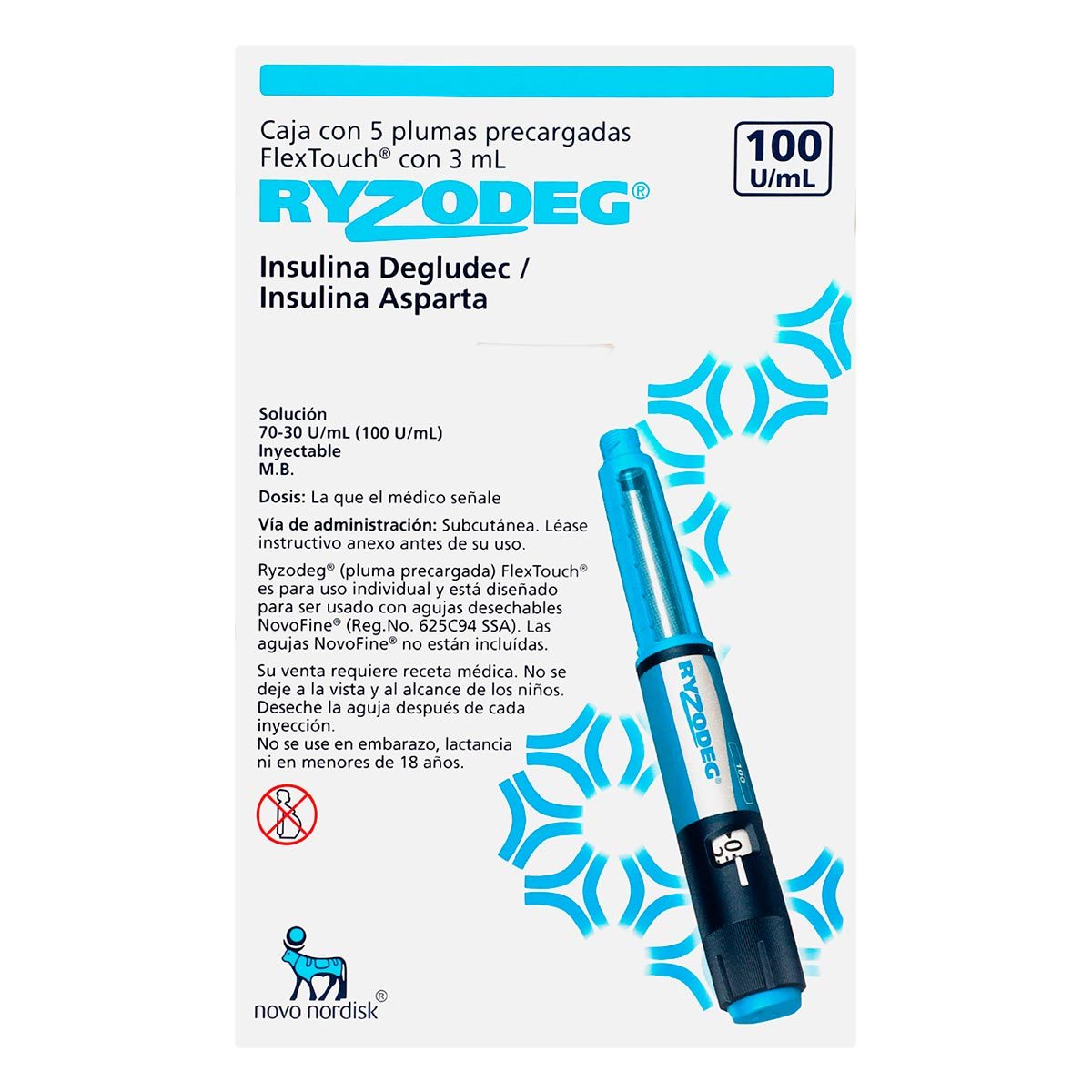 RYZODEG FLEX TOUCH C/5 PLUMAS PRECARGADASS