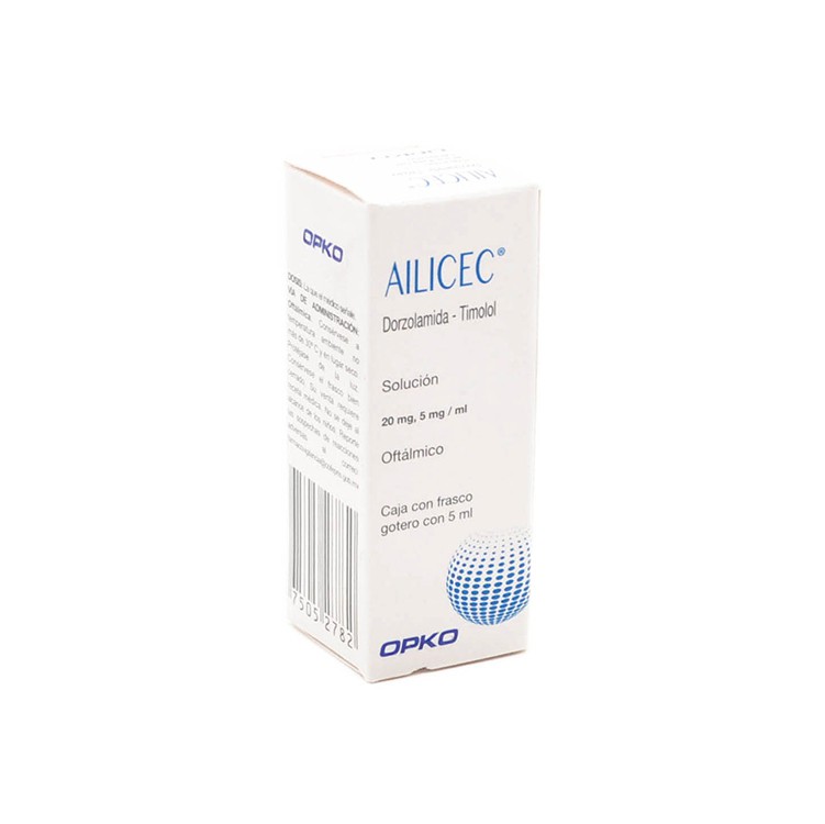 AILICEC 20 MG 5 MG/ML SOL OFT GOT 5 ML