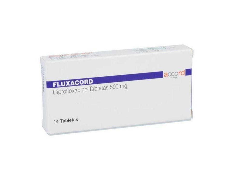 FLUXACORD 500 MG C/14 T