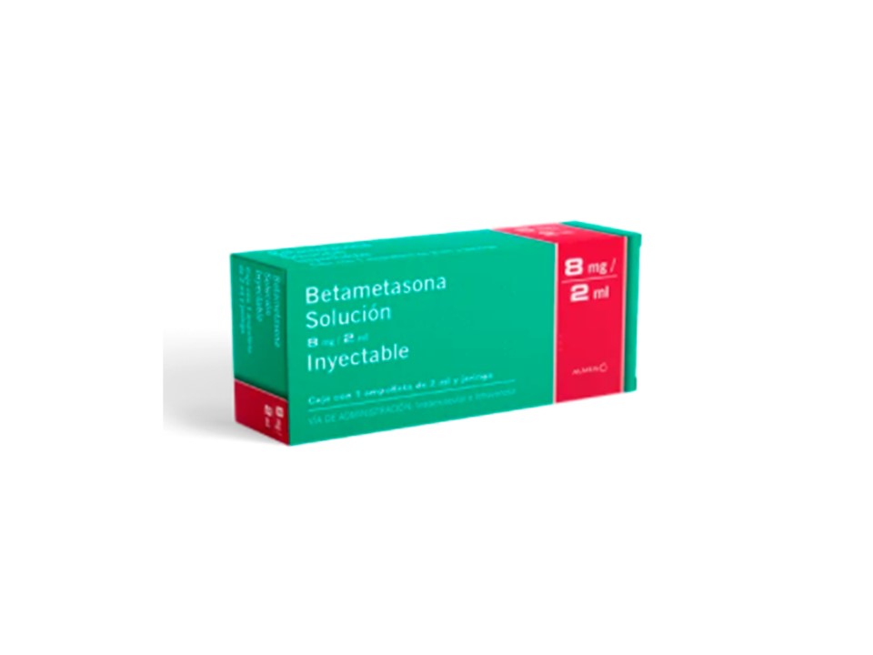 BETAMETASONA 8MG/2ML INY