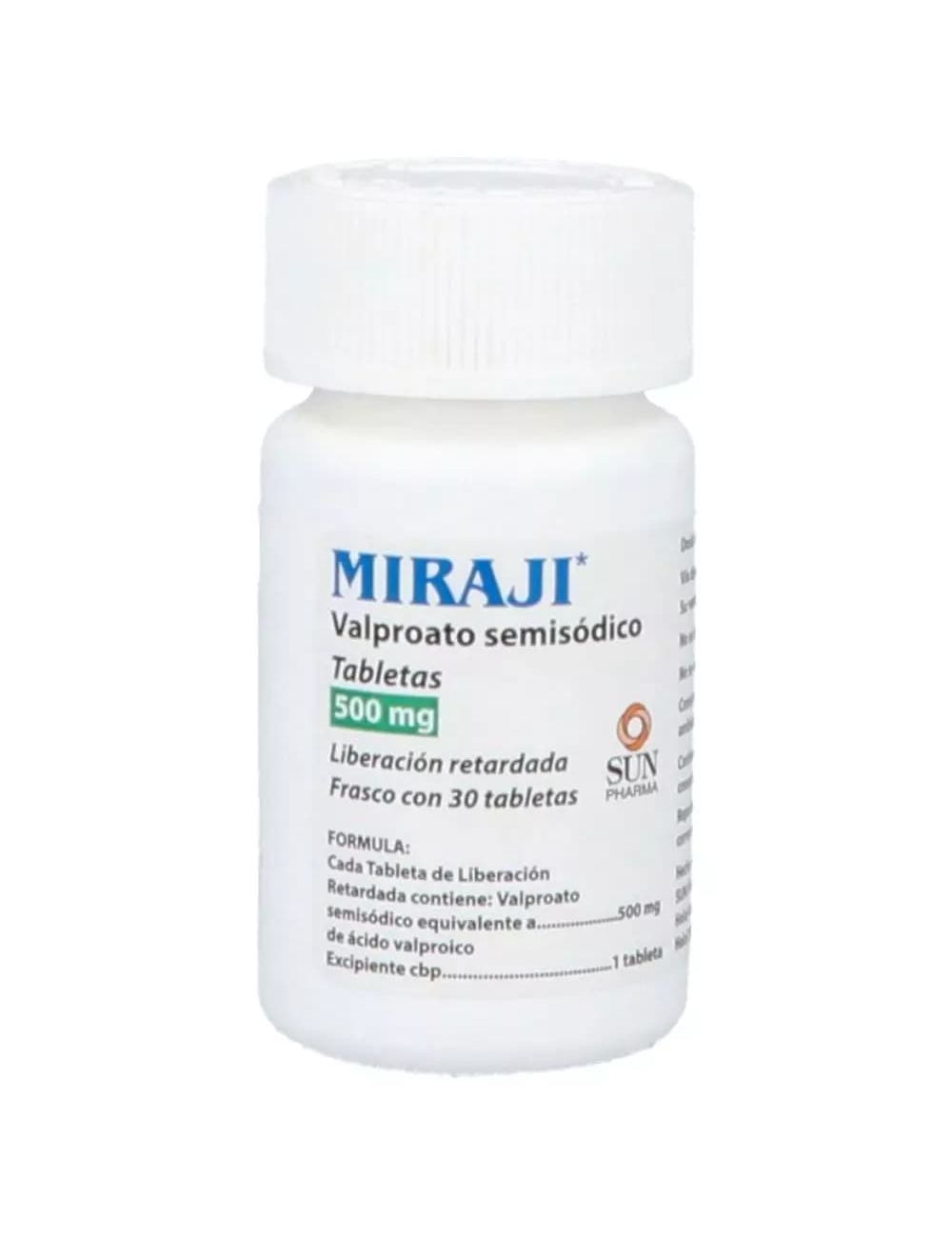 MIRAJI 500 MG C/30 T