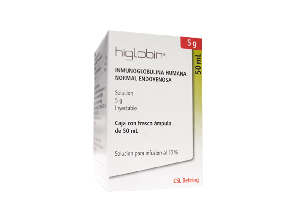 HIGLOBIN C/5 G 10% FCO AMP 50 ML