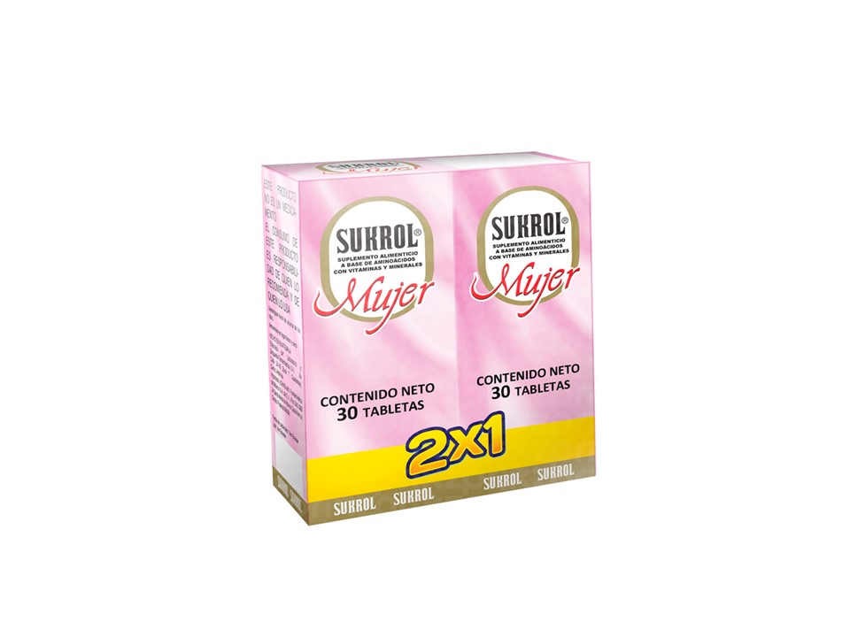 SUKROL MUJER 2X1 TABLETAS C/30