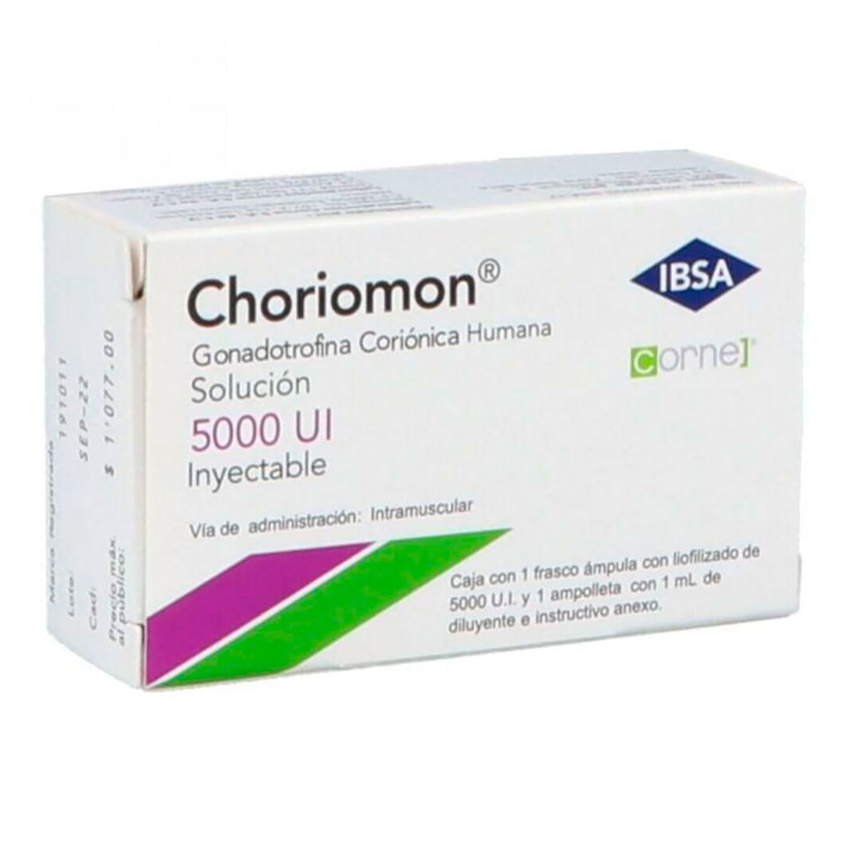 CHORIOMON 5000 UI C/1 AMP