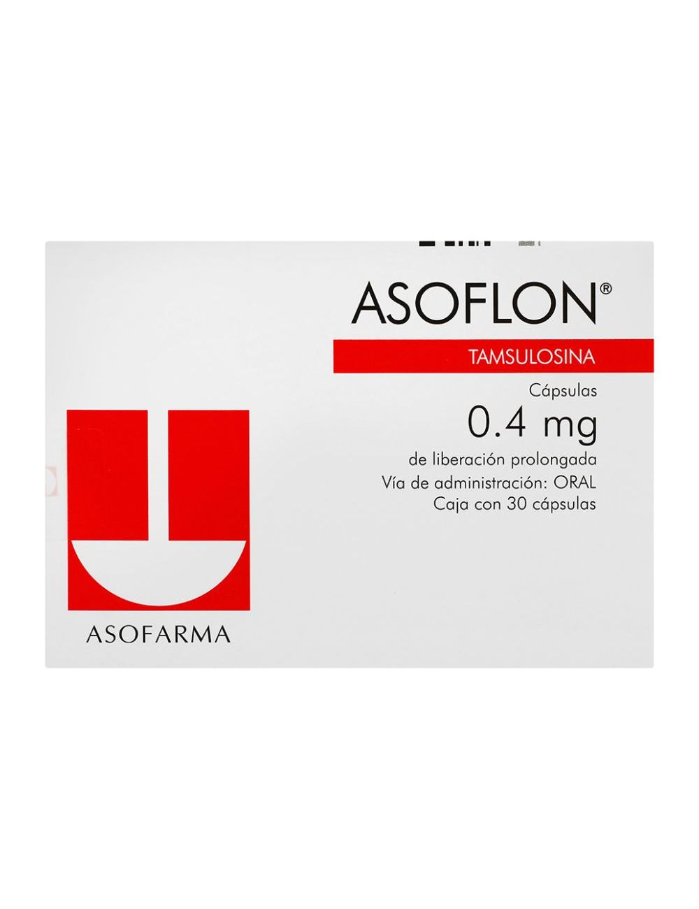 ASOFLON 0.4 MG C/30 CAP