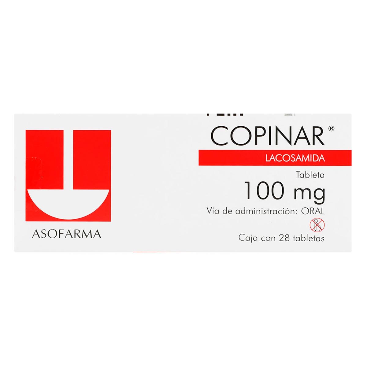 COPINAR 100 MG C/28 T 