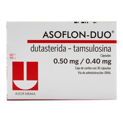 ASOFLON DUO 0.50 MG/ 0.40 MG C/30 CAP