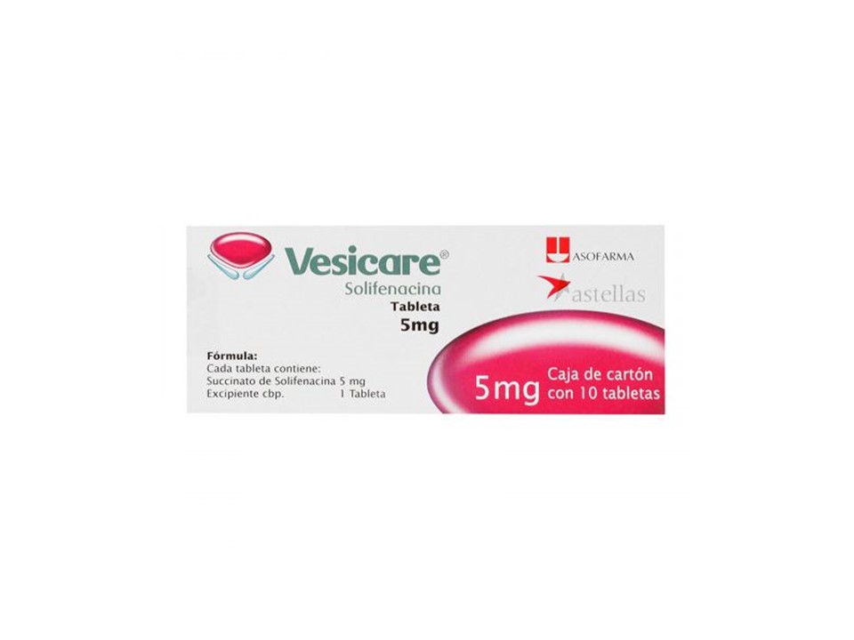 VESICARE 5 MG C/10 T