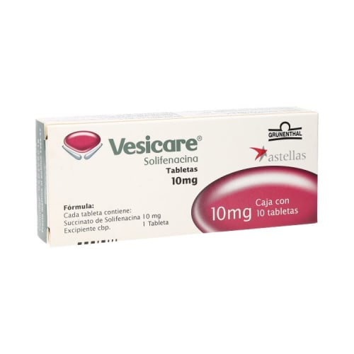 VESICARE 10 MG C/10 T 