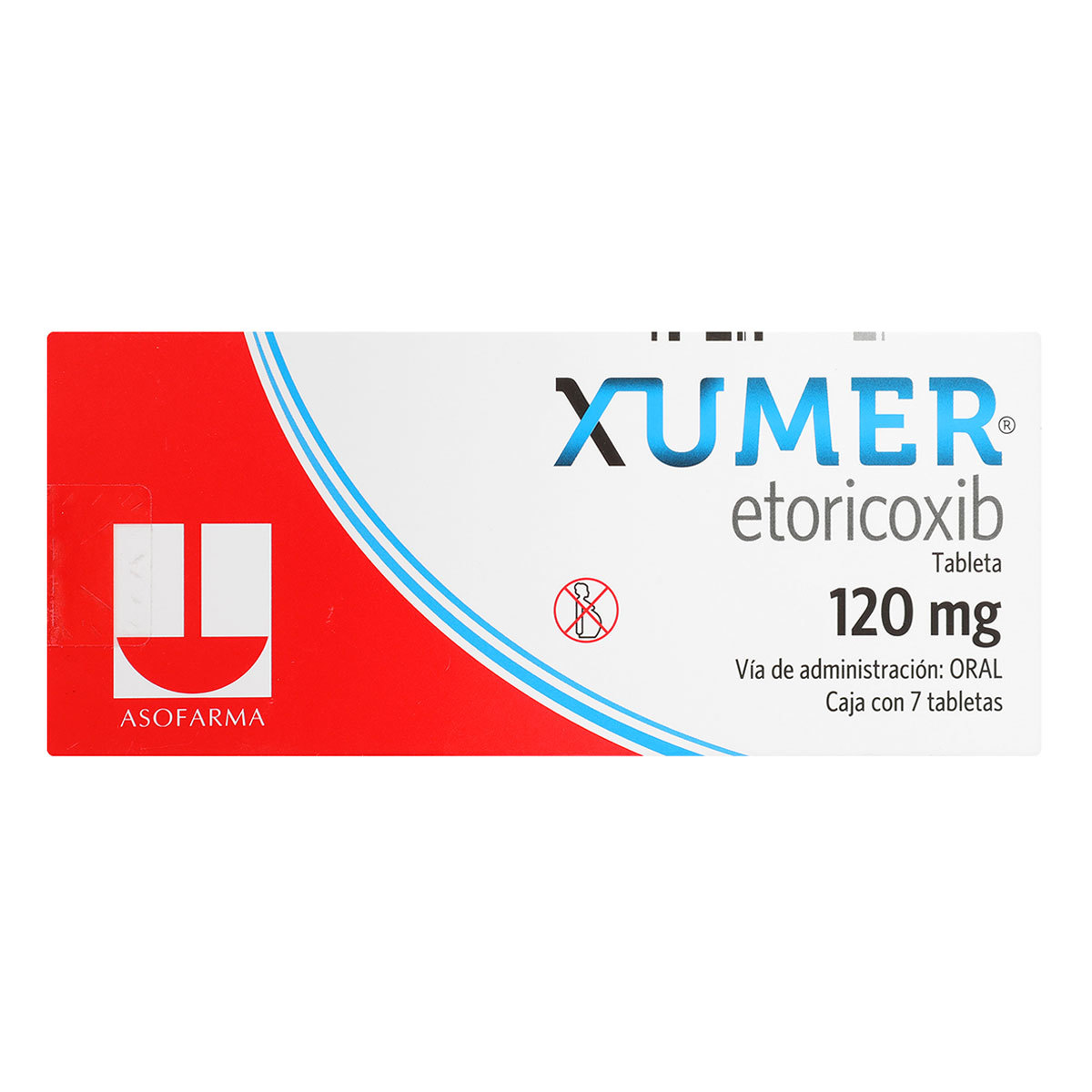 XUMER 120 MG C/7 T